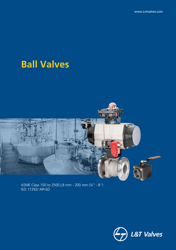 L&T Valves Process Ball Valves