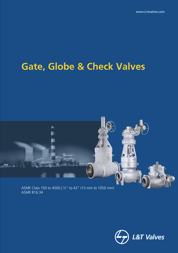 L&T Valves Gate, Globe & Check Valves - ASME B16.34