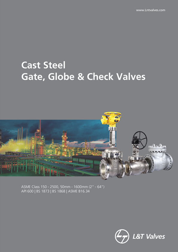 L&T Valves Gate, Globe & Check Valves - API 600