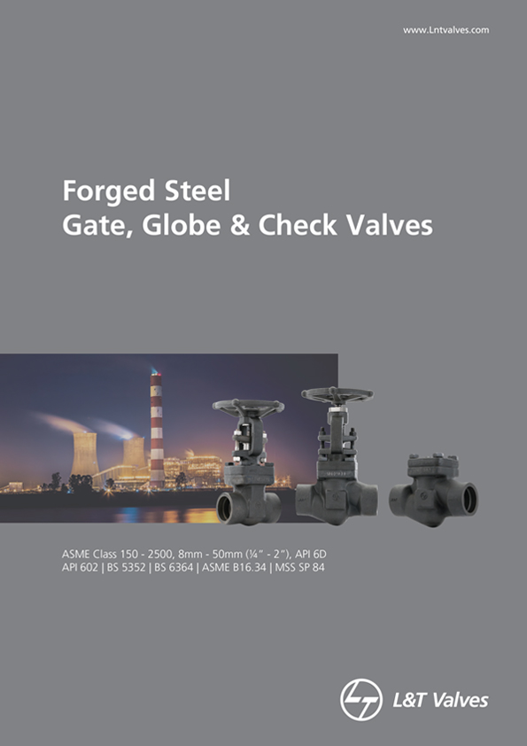 L&T Valves Gate, Globe & Check Valves - API 602