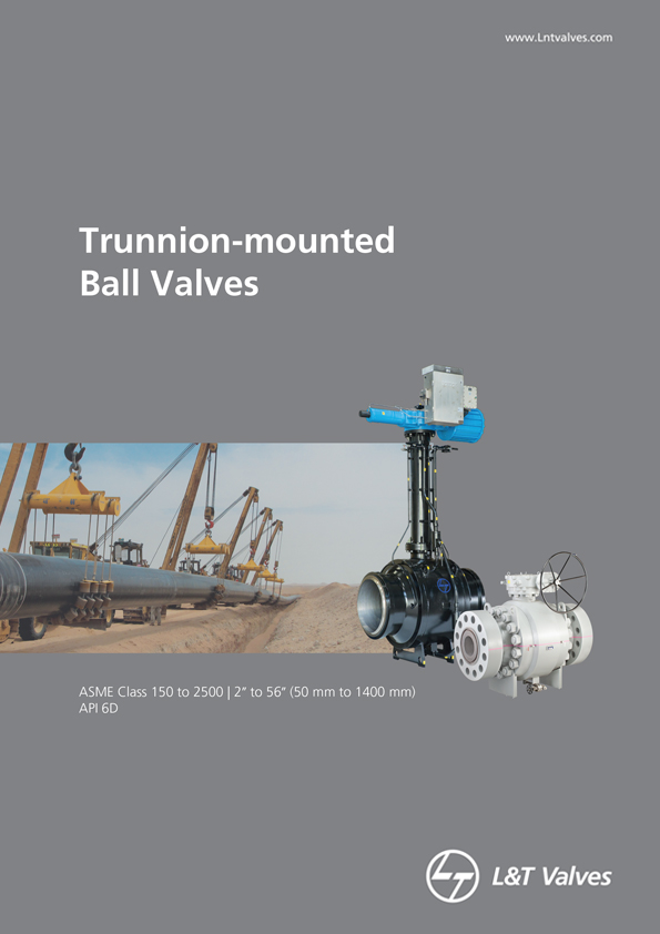 L&T Valves Trunnion-mounted Ball Valves