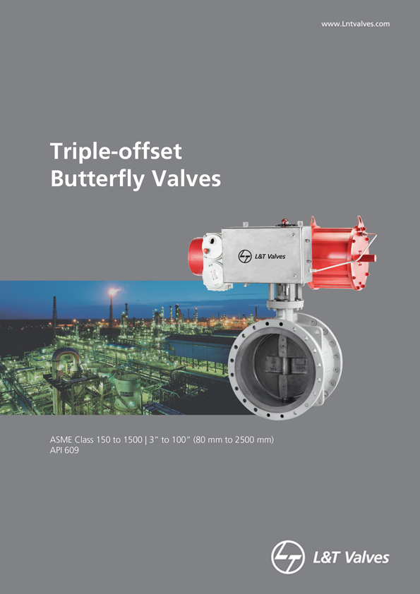 L&T Valves Triple-offset Butterfly Valves