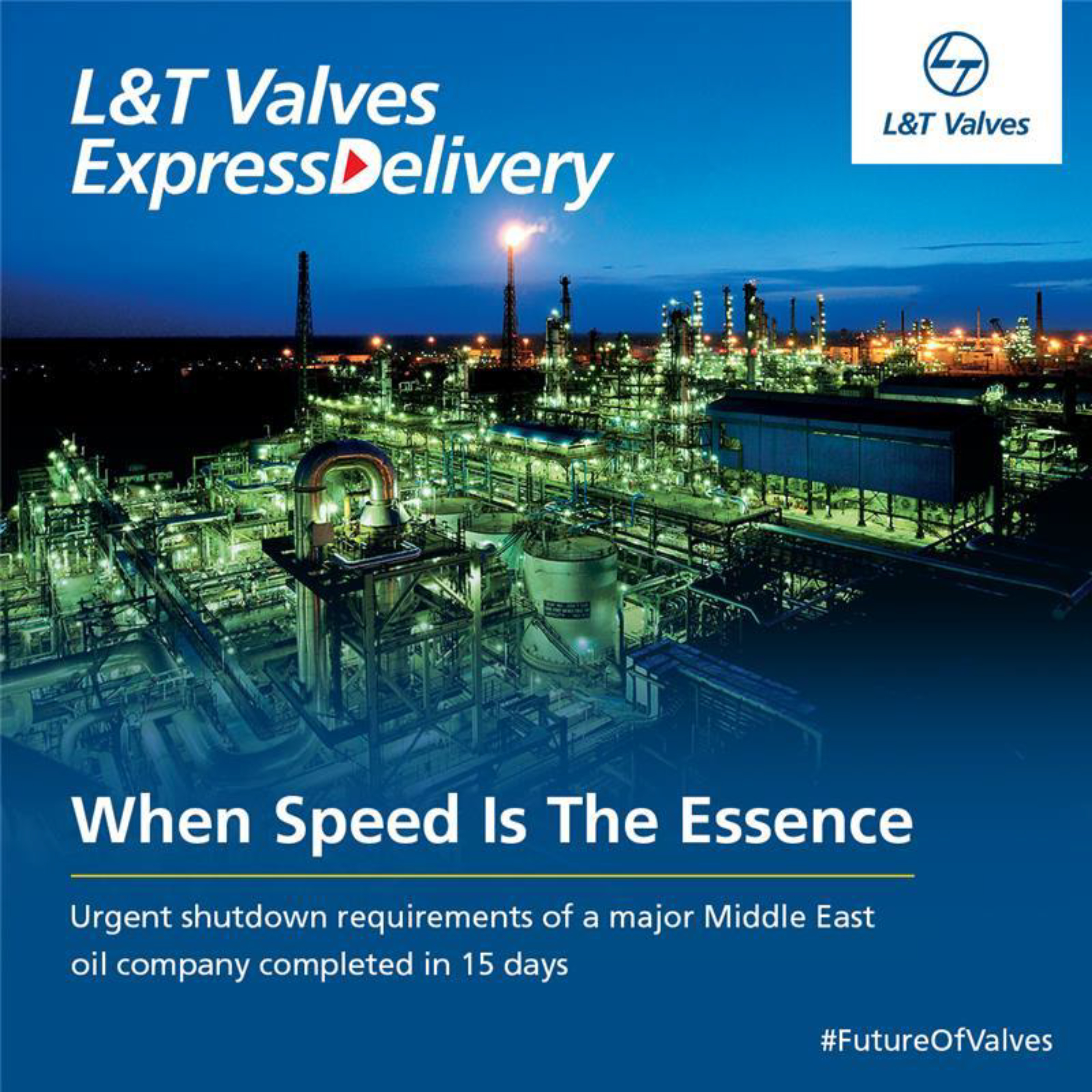L&T Valves Express Delivery