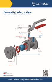 L&T Valves Process Ball Valve - 2-piece