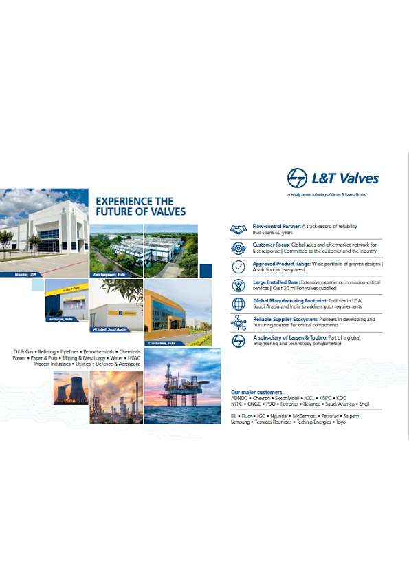 L&T Valves Linecard