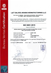 Saudi Plant - ISO 9001:2015