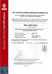 Saudi Plant - ISO 14001:2015