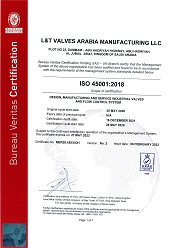 Saudi Plant - ISO 45001:2018